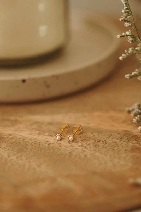 Mini perles Studs - Vermeil - SOHA & CO