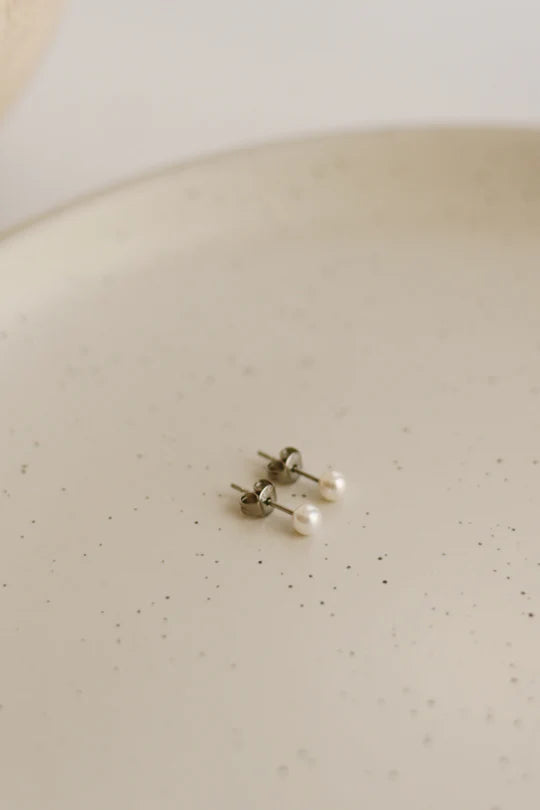 Boucles d'oreilles Perles 4 mm - SOHA & CO
