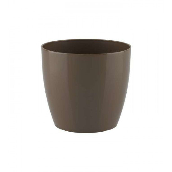 Pot plast San remo - 8cm/3'' Taupe
