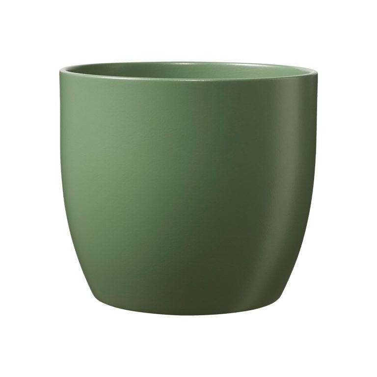 Pot basel fashion vert mousse mat 8cm
