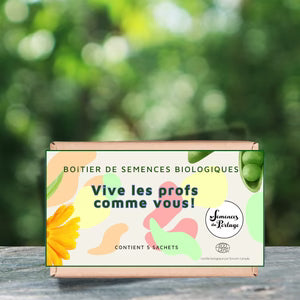 Seed - 'Cheers to teachers like you' seed box - Carrying seeds