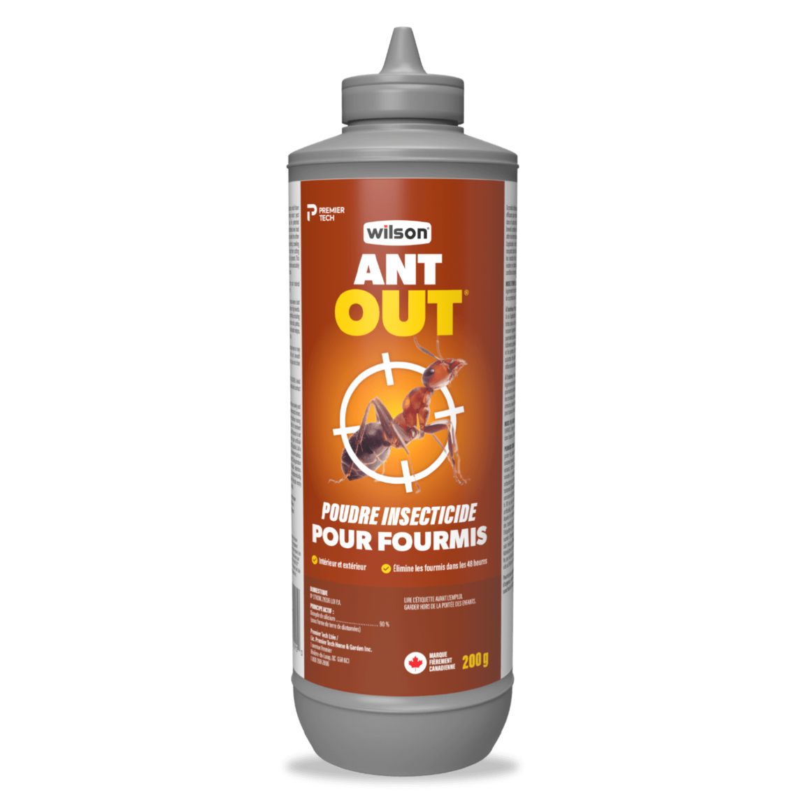 Poudre insecticide pour fourmis ANT OUT® de Wilson® - WILSON Poudre destructrice fourmis AntOut- terre diatomée 200g